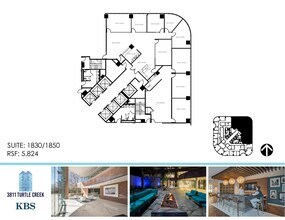 3811 Turtle Creek Blvd, Dallas, TX à louer Plan d’étage– Image 2 sur 2