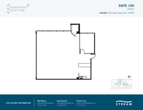 2901 N Dallas Pky, Plano, TX à louer Plan d’étage– Image 1 sur 2