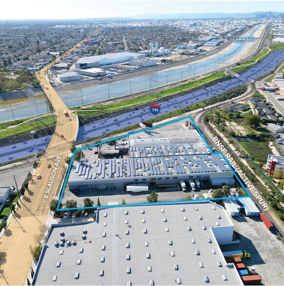 5331-5333 E Slauson Ave, Commerce, CA à vendre - Aérien – Image 2 sur 8