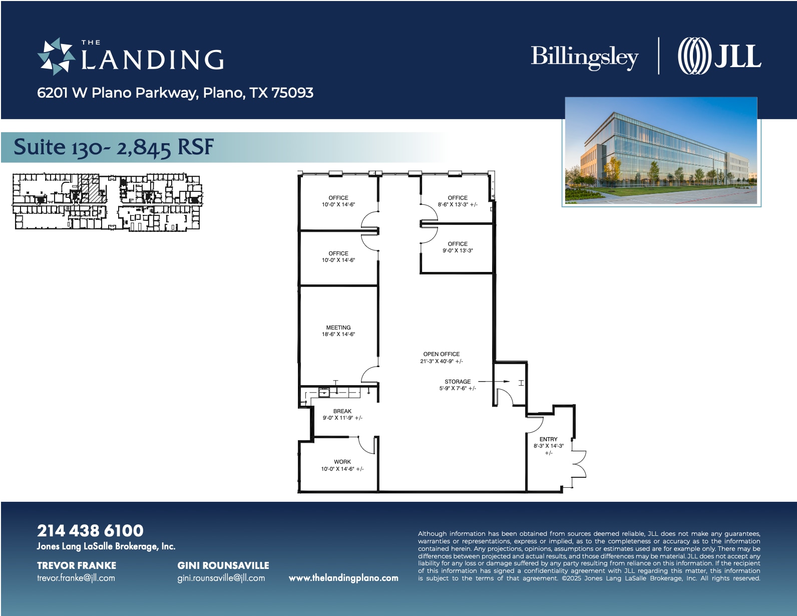 6275 W Plano Pky, Plano, TX à louer Plan d’étage– Image 1 sur 1