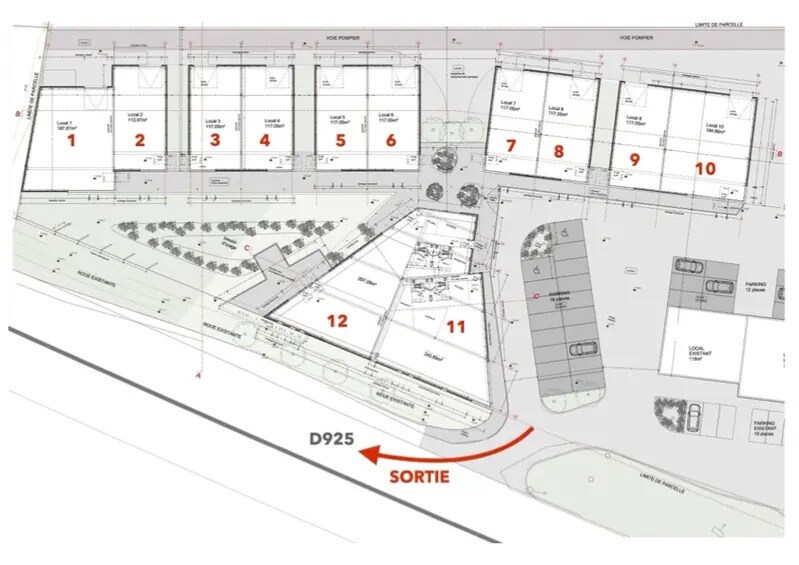 Local commercial dans NEUVILLE-LES-DIEPPE à louer - Plan de site – Image 3 sur 7