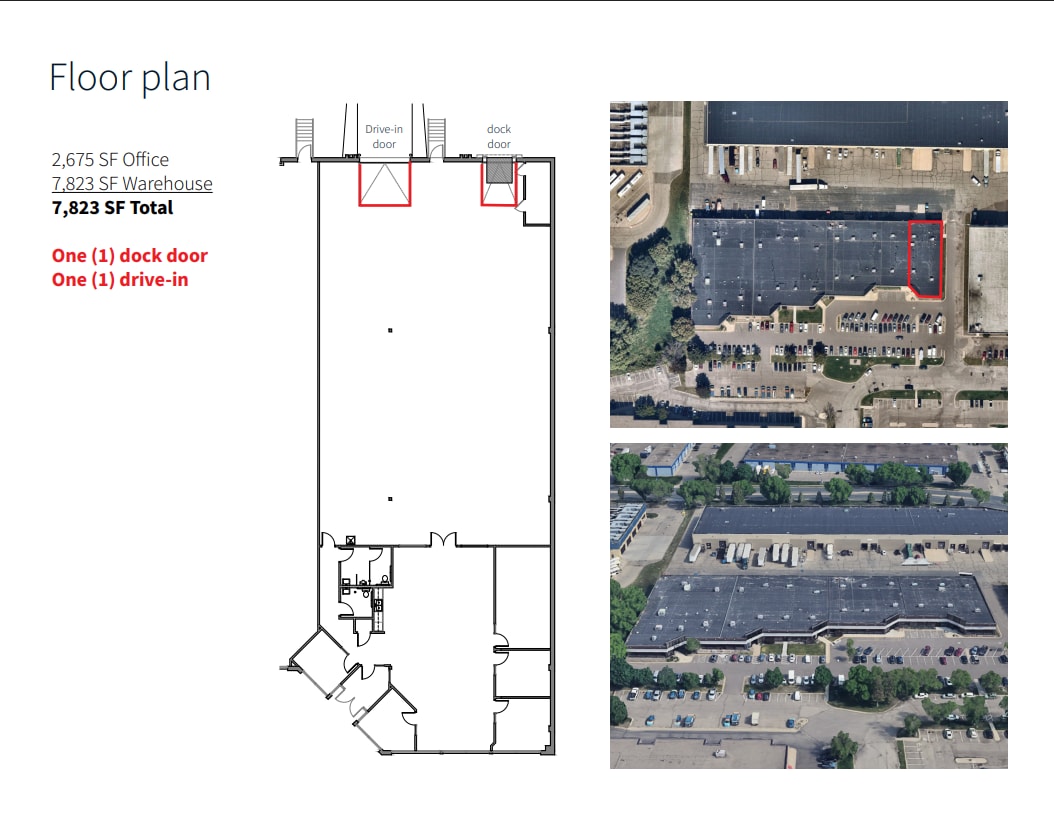 6701 Parkway Cir, Brooklyn Center, MN à louer Plan d’étage– Image 1 sur 1