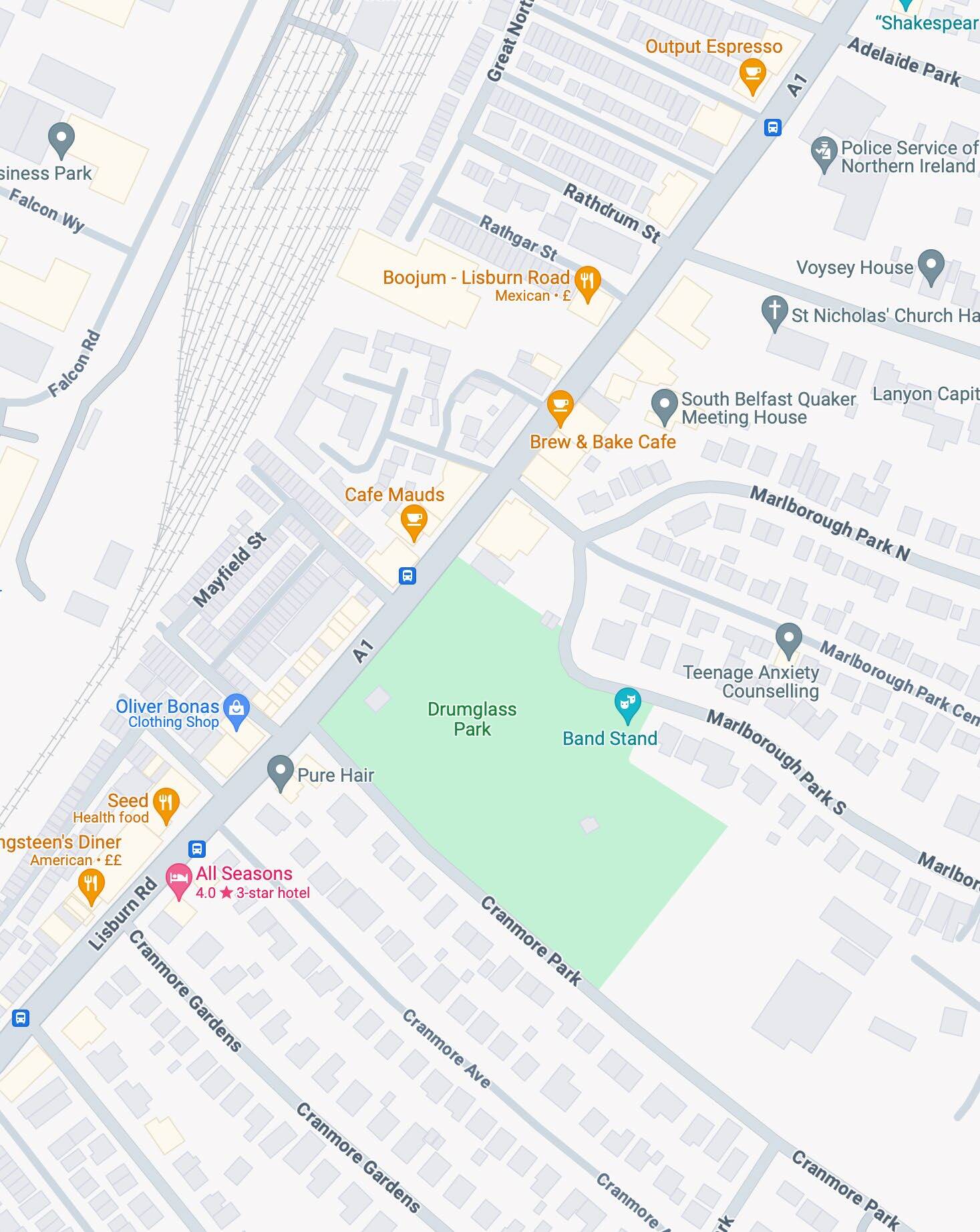 348 Lisburn Rd, Belfast à louer Carte– Image 1 sur 1