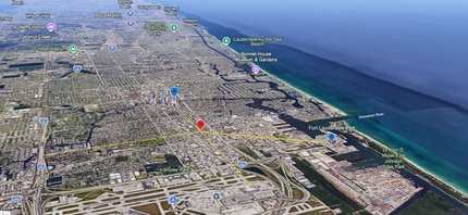 301 SE 20th St, Fort Lauderdale, FL - Vue aérienne  vue de carte