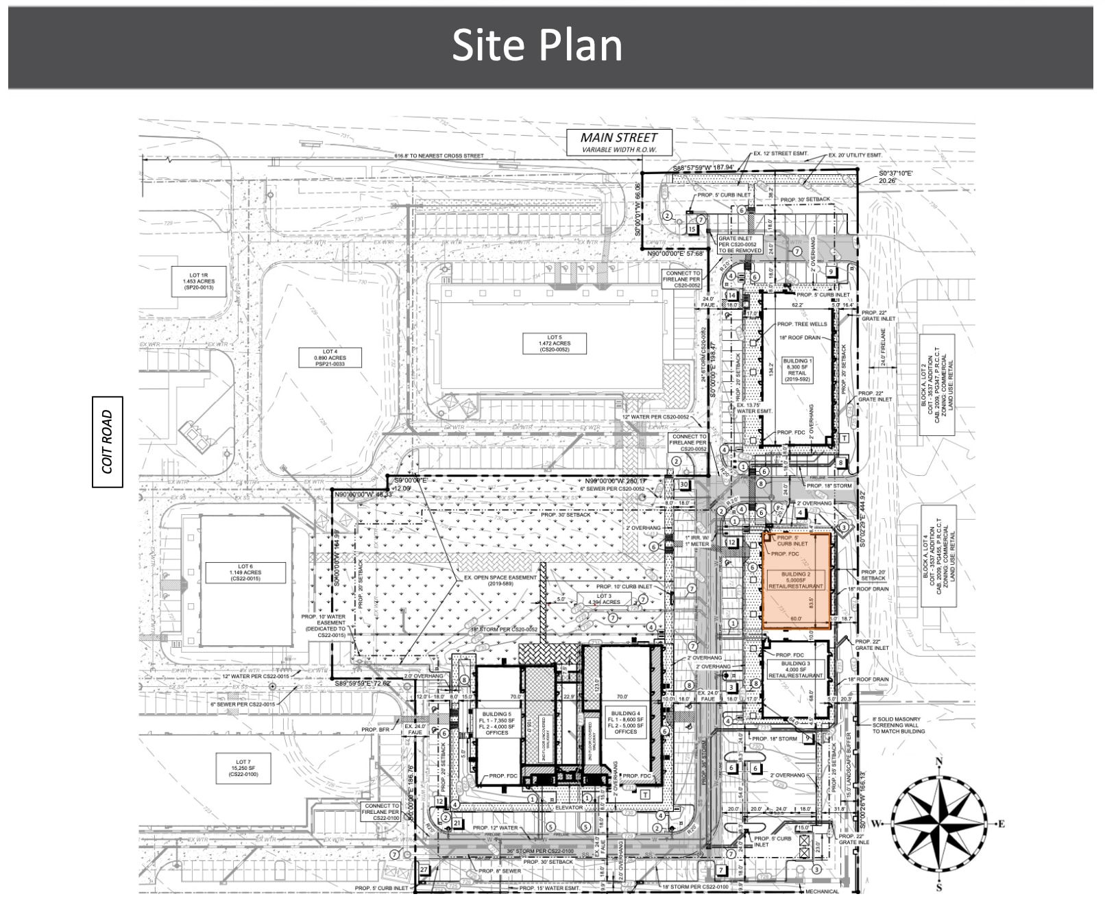 12983 Main st, Frisco, TX à louer Plan de site– Image 1 sur 3