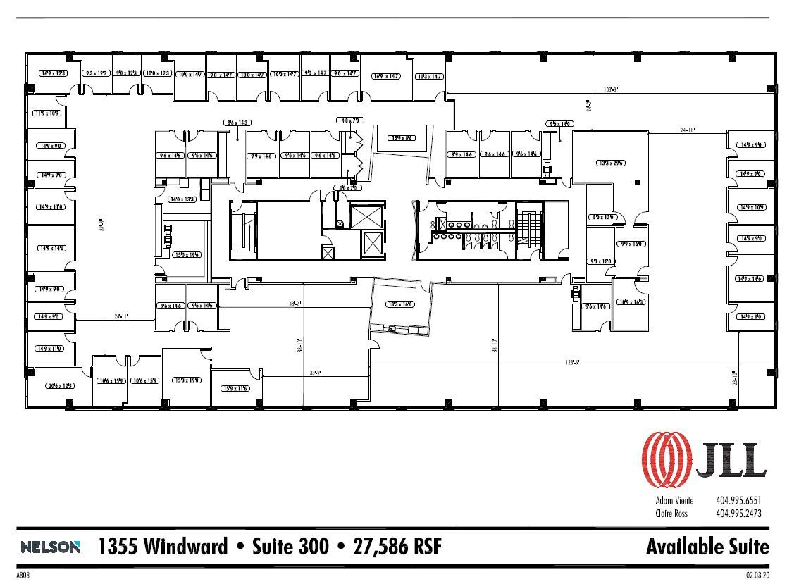 1355 Windward Concourse, Alpharetta, GA à louer Plan d’étage– Image 1 sur 1