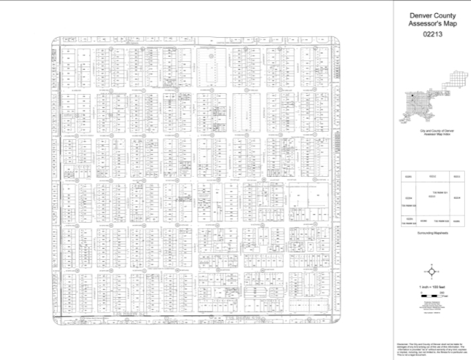 4050 Tejon St, Denver, CO à louer - Plan cadastral – Image 2 sur 2