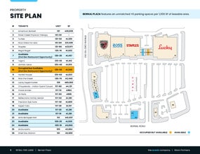 101-125 Bernal Rd, San Jose, CA à louer Plan de site– Image 1 sur 1