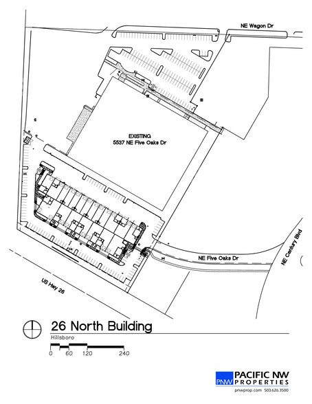 5501 NE Century Blvd, Hillsboro, OR à louer - Plan de site – Image 2 sur 2
