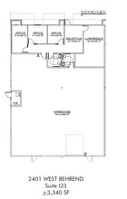 2401 W Behrend Dr, Phoenix, AZ à louer Plan d’étage– Image 1 sur 1