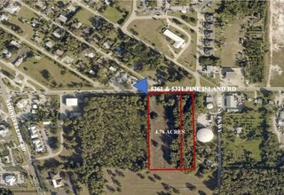 5321-5361 Pine Island Rd NW, Bokeelia, FL - Vue aérienne vue de carte