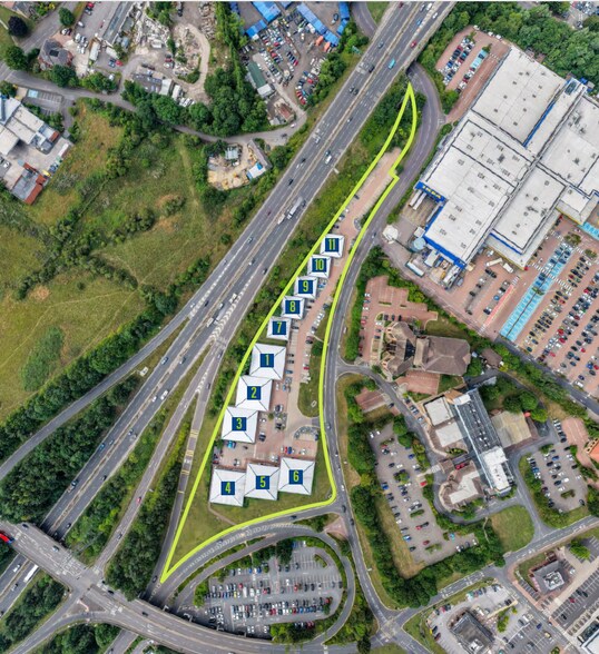 Allison Court Retail Park portefeuille de 3 biens à vendre sur LoopNet.fr - Aérien – Image 2 sur 2