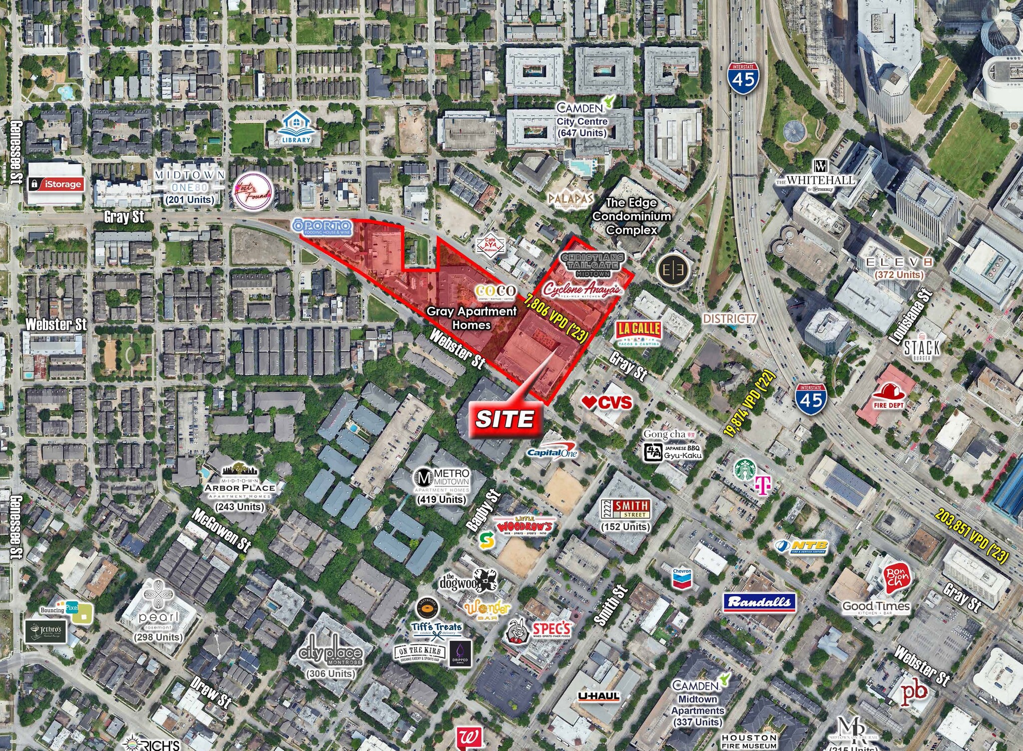 302 Gray St, Houston, TX à louer Photo principale– Image 1 sur 2