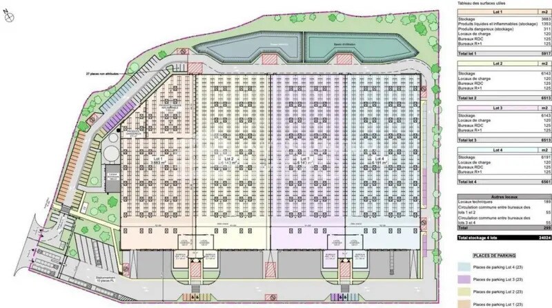 Local d’activités dans MOULT à louer - Plan de site – Image 3 sur 3