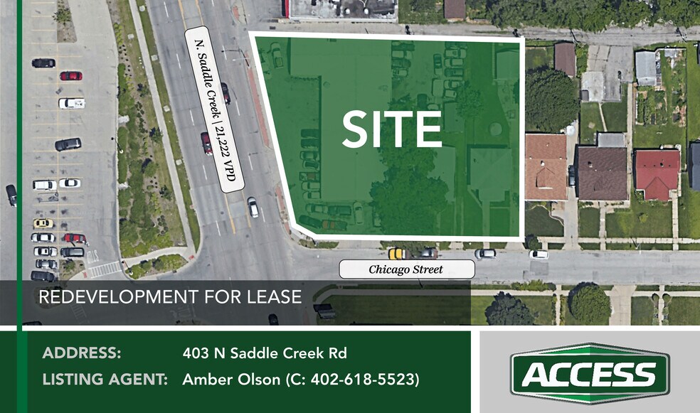 403 N Saddle Creek Rd, Omaha, NE à louer - Photo de l’immeuble – Image 1 sur 2