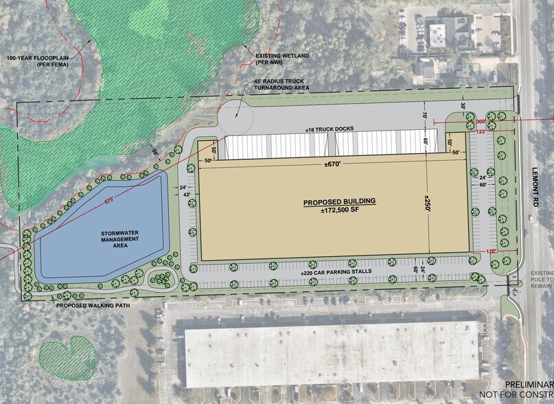 8000 S Lemont Rd, Woodridge, IL à louer - Plan de site – Image 1 sur 3