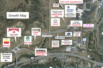 28 Copper Court, Durango, CO - Vue aérienne  vue de carte