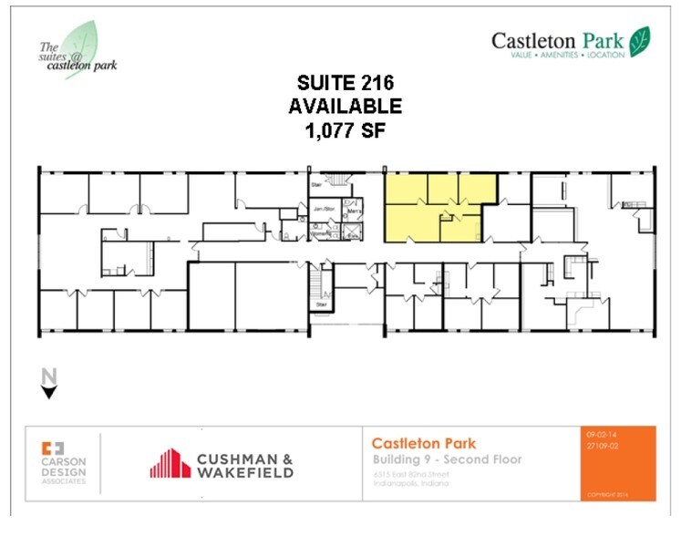 6515 E 82nd St, Indianapolis, IN à louer - Plan d’étage – Image 3 sur 7