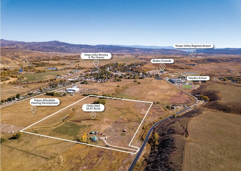 7950 County Road 65, Hayden, CO à vendre - Aérien – Image 1 sur 13