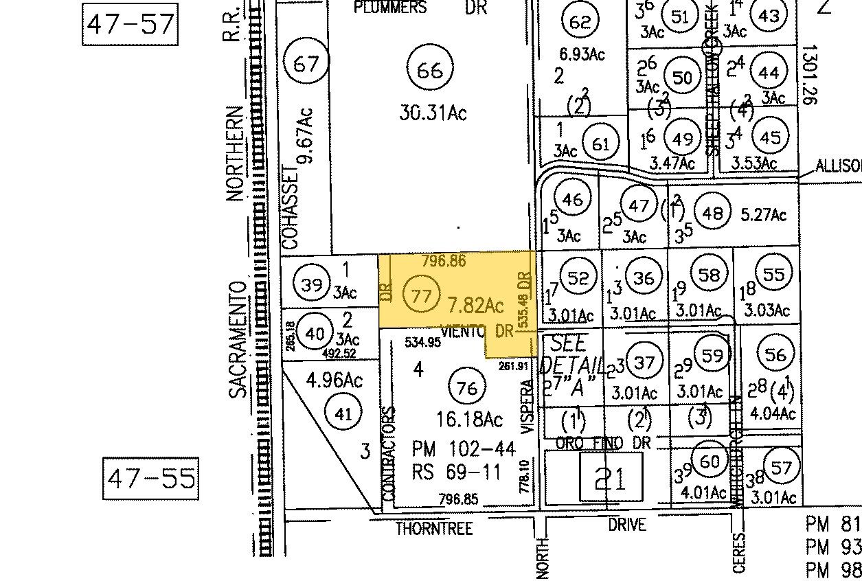 13290 Contractors Dr, Chico, CA à louer Plan cadastral– Image 1 sur 3