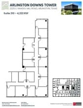 2225 E Randol Mill Rd, Arlington, TX à louer Plan d’étage– Image 2 sur 2