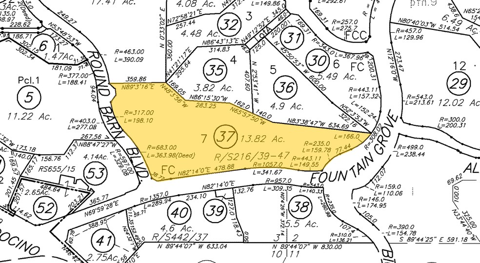 3558 Round Barn Blvd, Santa Rosa, CA à louer - Plan cadastral – Image 2 sur 2