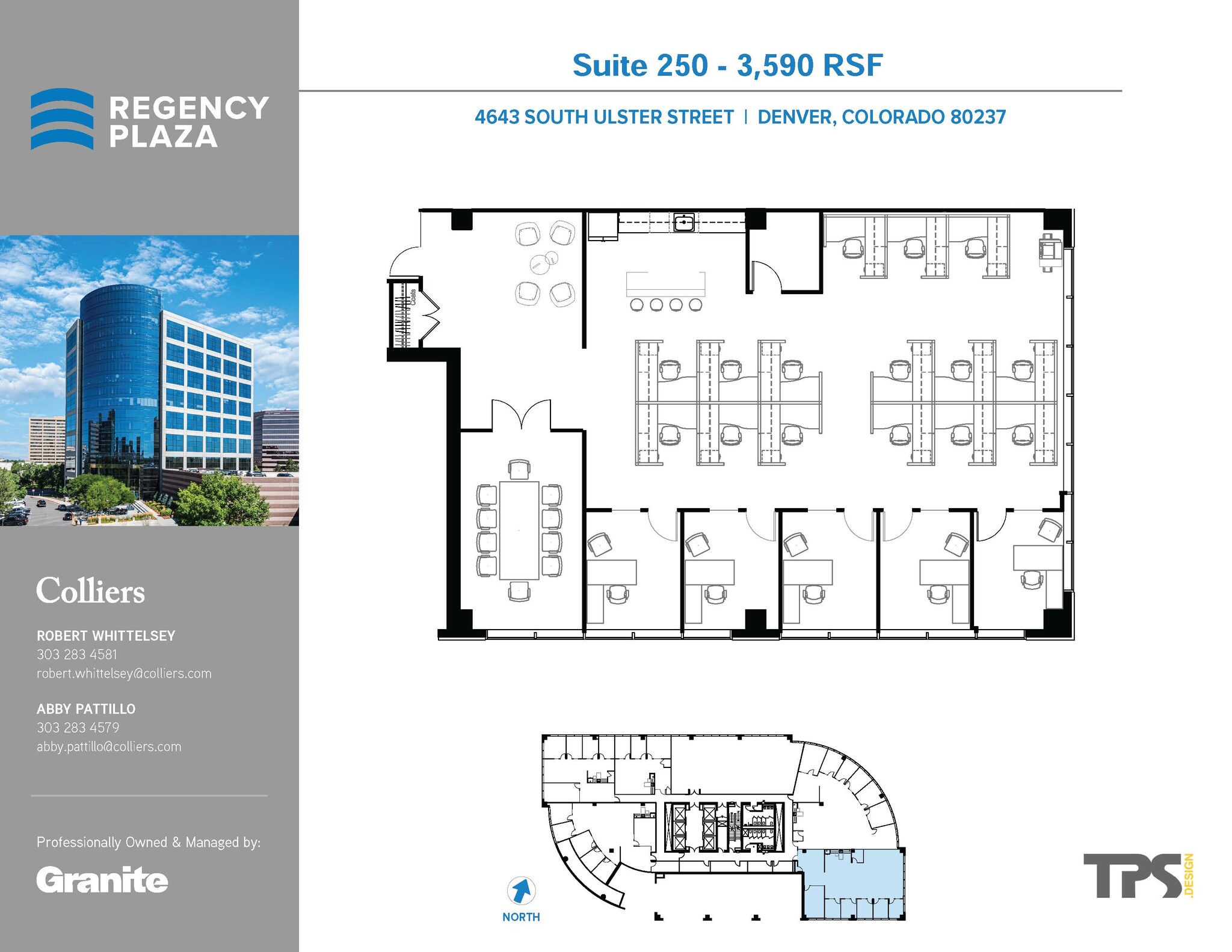 4643 S Ulster St, Denver, CO à louer Plan d’étage– Image 1 sur 2