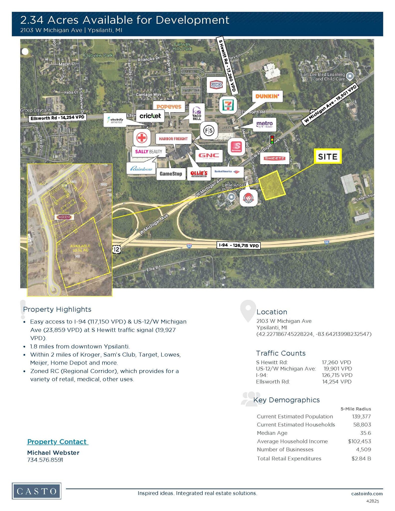 755 Hewitt rd, Ypsilanti, MI à vendre Aérien– Image 1 sur 2