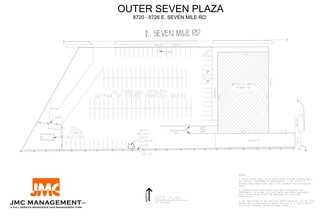8720 E 7 Mile Rd, Detroit, MI à louer Plan de site– Image 1 sur 1