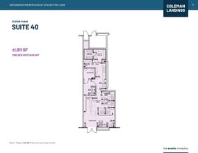 1115 Coleman Ave, San Jose, CA à louer Plan d’étage– Image 1 sur 1