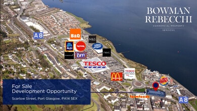 4-6 Scarlow St, Port Glasgow, IVC - VUE AÉRIENNE  vue de carte