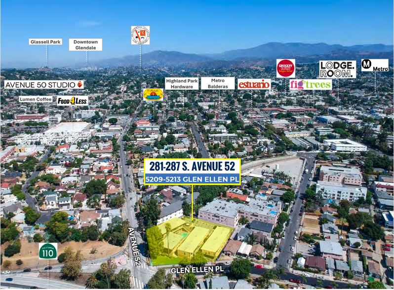 281 S Avenue 52, Los Angeles, CA à vendre - Aérien – Image 1 sur 8