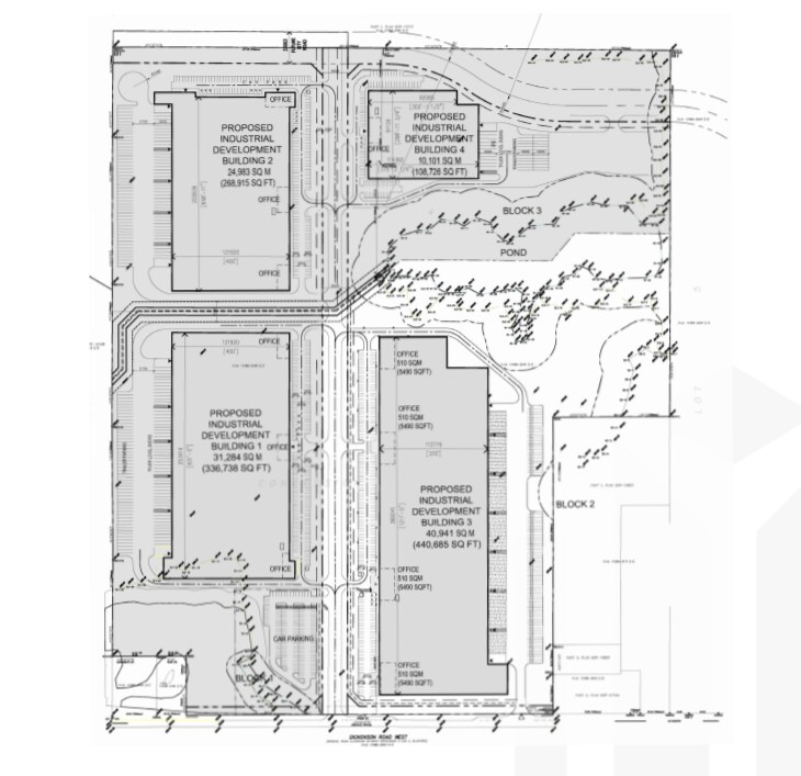 9236-9322 Dickenson Rd, Hamilton, ON à louer Plan d’étage– Image 1 sur 1