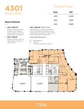 4401 Wilson Blvd, Arlington, VA à louer Plan d’étage– Image 1 sur 1