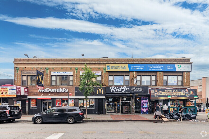 5400-5406 Myrtle Ave, Ridgewood, NY à louer - Photo de l’immeuble – Image 2 sur 4