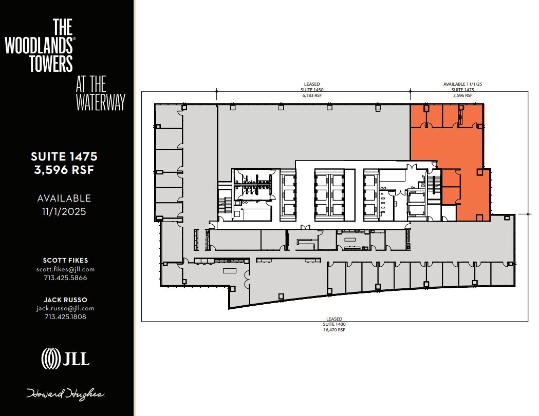 9950 Woodloch Forest Dr, The Woodlands, TX à louer Plan d’étage– Image 1 sur 1