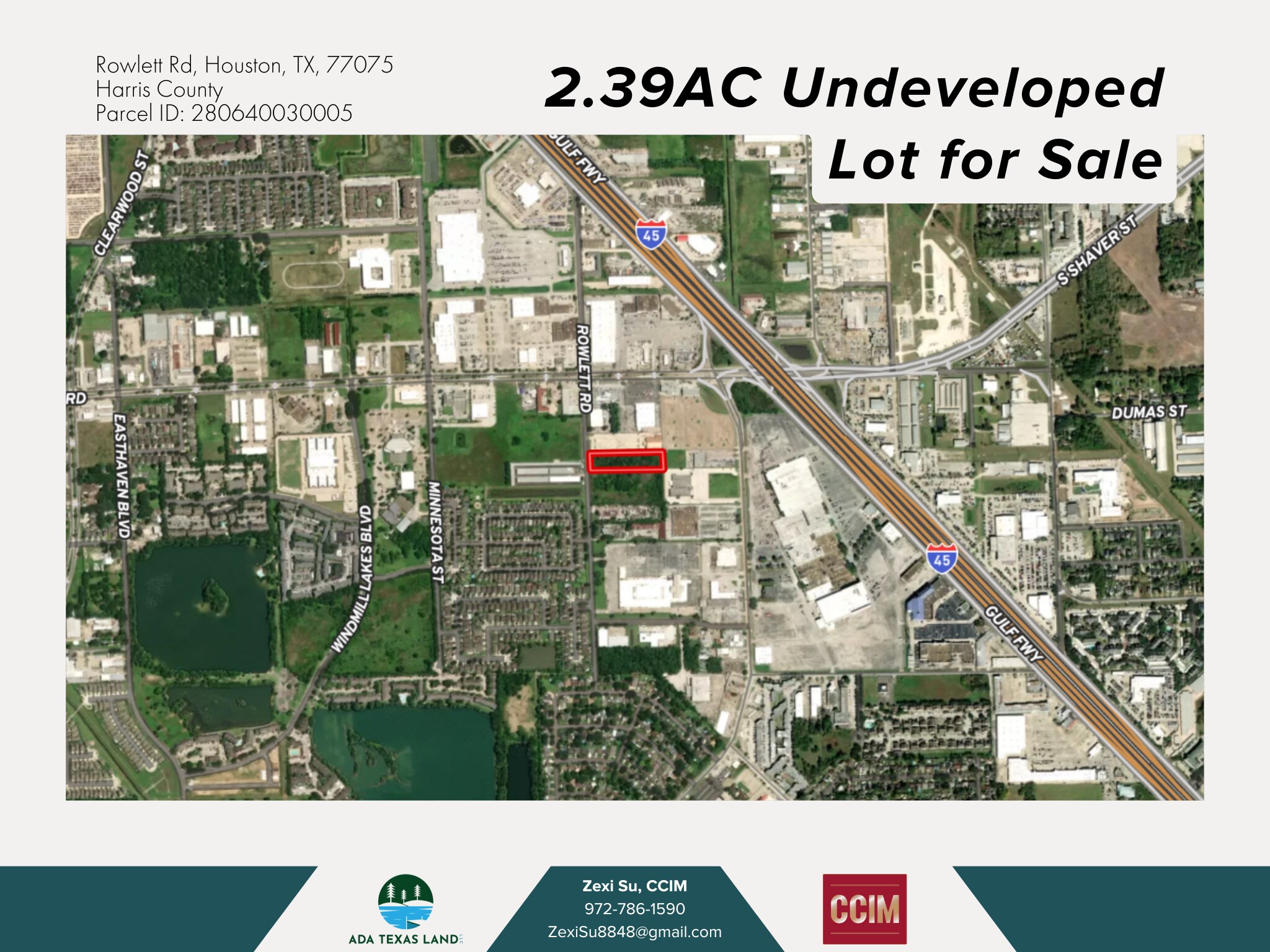 TBD Rowlett Road, Houston, TX à vendre Photo principale– Image 1 sur 10