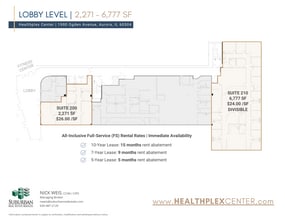 1900 Ogden Ave, Aurora, IL à louer Plan d’étage– Image 1 sur 7