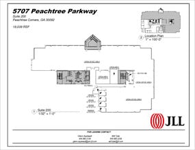 5707 Peachtree Pky, Peachtree Corners, GA à louer Plan d’étage– Image 1 sur 9