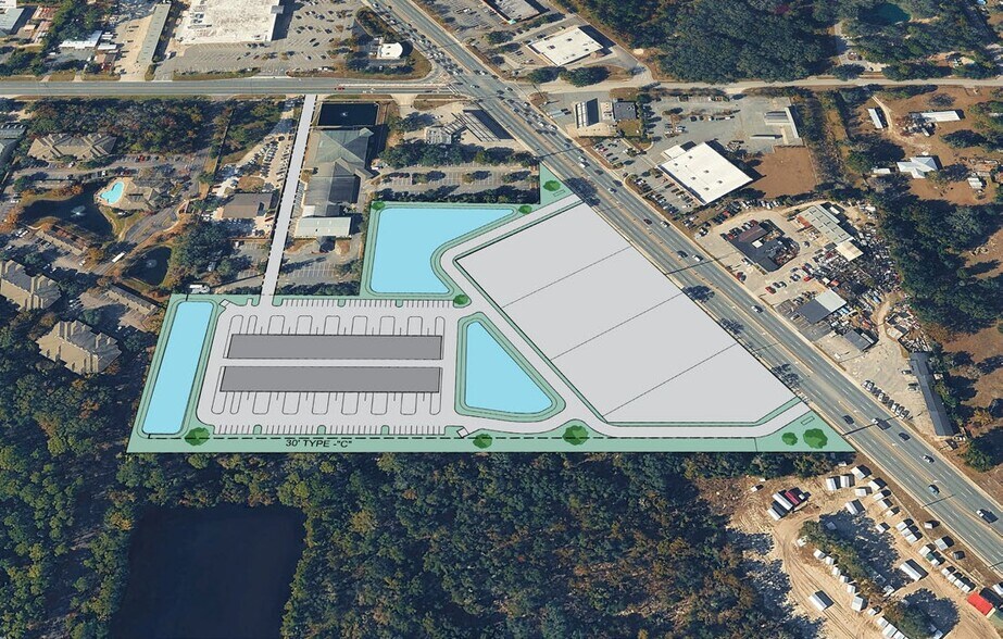 1283 Blanding Blvd, Orange Park, FL à vendre - Plan de site – Image 3 sur 4