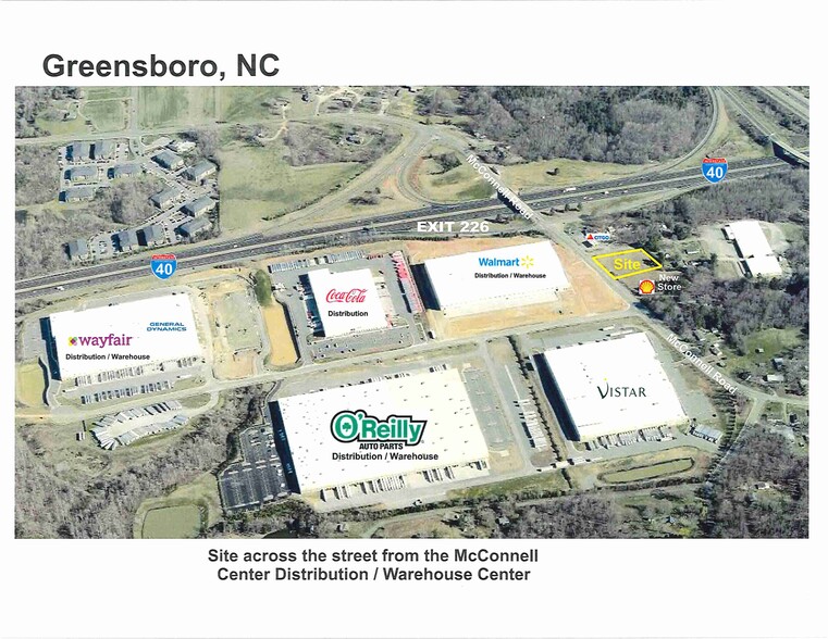 4802 Clover Rd, Greensboro, NC à vendre - Aérien – Image 2 sur 2