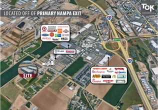 9778 Cherry Ln, Nampa, ID - Vue aérienne vue de carte
