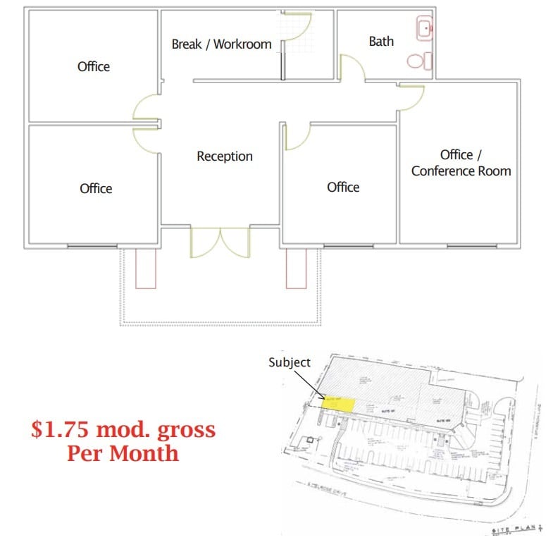 1739 Melrose Dr, San Marcos, CA à louer Plan d’étage– Image 1 sur 1