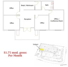 1739 Melrose Dr, San Marcos, CA à louer Plan d’étage– Image 1 sur 1