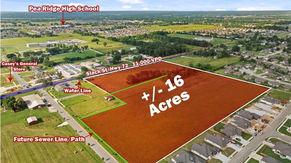 Slack St & Dove Rd, Pea Ridge, AR à vendre - Photo de l’immeuble – Image 2 sur 23