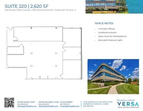 2707 Butterfield Rd, Oak Brook, IL à louer Plan d’étage– Image 1 sur 1