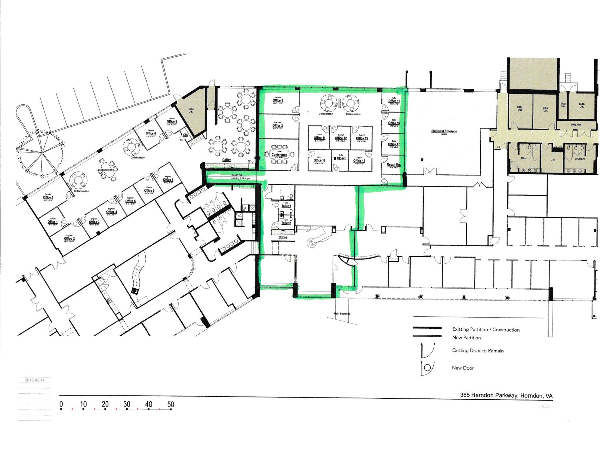365 Herndon Pky, Herndon, VA à louer Plan de site– Image 1 sur 1