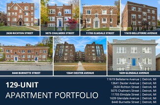 Plus de détails pour 129-Unit Detroit Multifamily Portfolio – Logement à vendre, Detroit, MI
