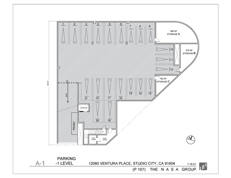 12080 Ventura Pl, Studio City, CA à louer - Plan d’étage – Image 3 sur 5