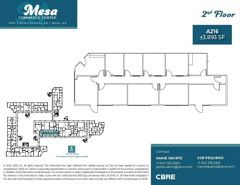1930 S Alma School Rd, Mesa, AZ à louer Plan d’étage– Image 1 sur 2